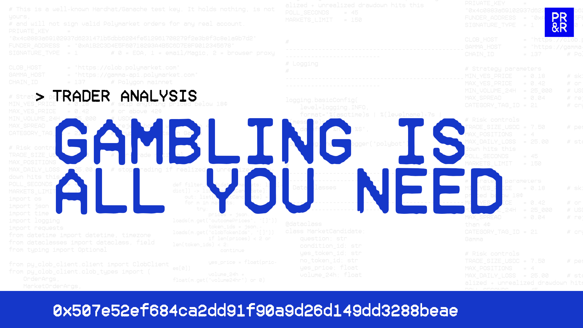 GAMBLINGISALLYOURNEED trader analysis