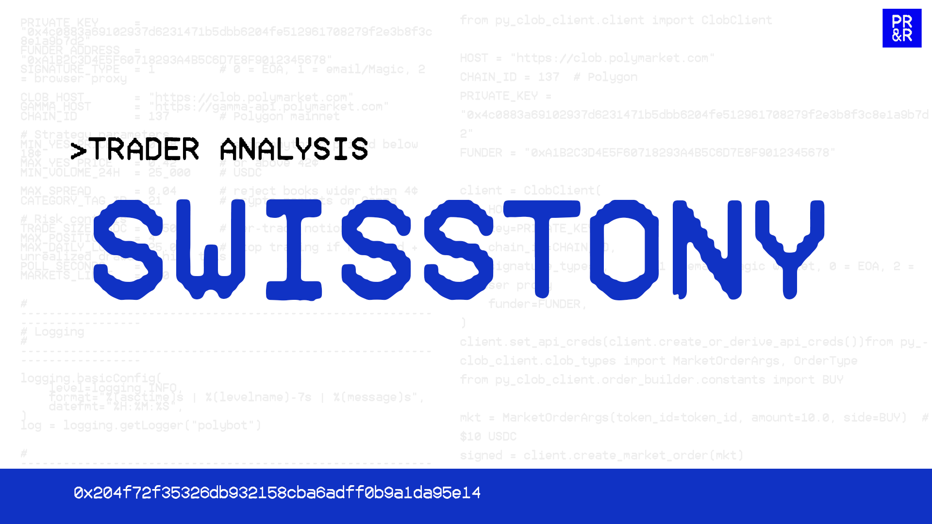 SwissTony trader analysis